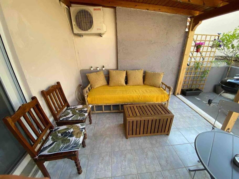 New! Flower Patio House 2 Bdr - Bbq - Wash Machine Lavrion Ngoại thất bức ảnh